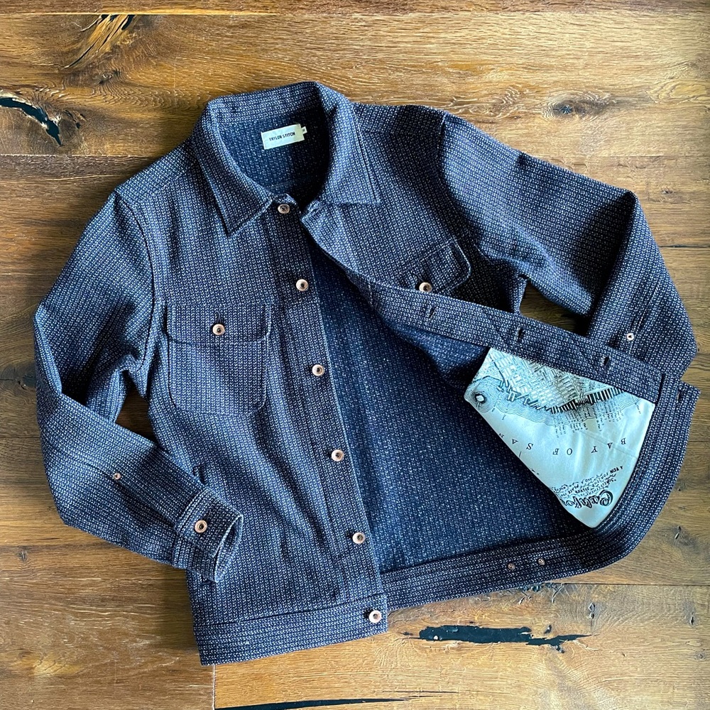 Taylor Stitch The Long Haul Jacket in Wool Beach Cloth Size S 38